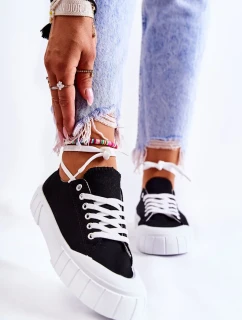 Dámské Tenisky na platformě Černá Comes