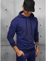 Pánské tmavě modré tepláky FashionStreet AX0691