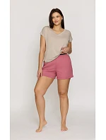 Mefemi Mix&Match Mila PDI1 Hladké pyžamové šortky S-2XL