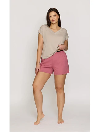 Mefemi Mix&Match Mila PDI1 Hladké pyžamové šortky S-2XL