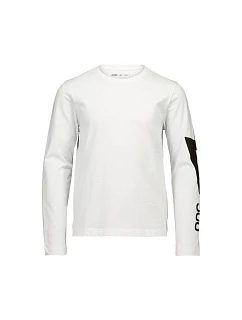 Tričko POC L/S Tee Jr, bílé