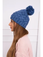 Fleecová čepice Waleria K307 denim Fleecová čepice Waleria K307 denim