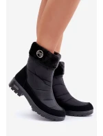 Dámské Módní zateplené sněhule Progress PROGJ-21-13 Černé Dámské Módní zateplené sněhule Progress PROGJ-21-13 Černé