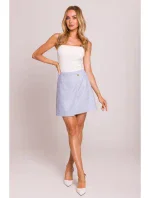 M854 Mini sukně - světle modrá