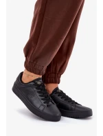 Dámské nízké tenisky z ECO kůže Big Star – černé