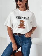 Dámské tričko MOLBER ecru FashionStreet RY2571