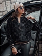 Dámská alpaka JOYCE rozepínací bunda černá FashionStreet NY0689