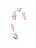 Obruč HMS HHW06 s výstupky, závažím a počítadlem růžová