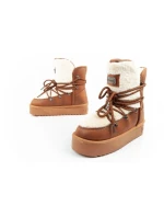 D.Franklin dámské zateplené zimní boty hnědé dámské