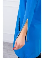 Halenka s ozdobnou chrpovou stuhou Halenka s ozdobnou chrpovou stuhou