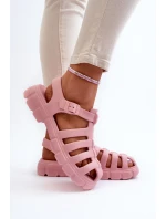 Dámské Pěnové Sandály Římské Růžové Gasaria