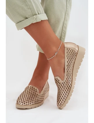 Dámské síťované polobotky Zlaté Flariette