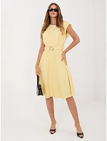 Šaty MI SK 3430 1.01 světle žlutá