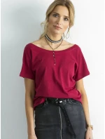 Tričko RV TS 4662.86 kaštanová Tričko RV TS 4662.86 kaštanová