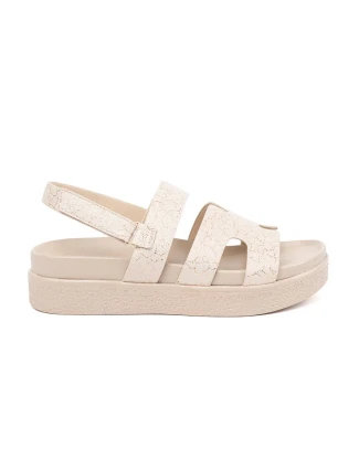 Stylové dámské hnědé  sandály platforma