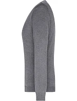 Daiber JN 658 Dámský svetr s výstřihem do V 02.0658 grey heather