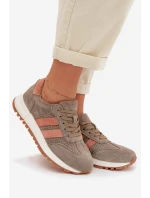 Dámské tenisky z přírodního semiše tmavě zelené Marceline