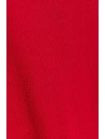 M819 Zavinovací šaty z žebrovaného úpletu - červené M819 Zavinovací šaty z žebrovaného úpletu - červené