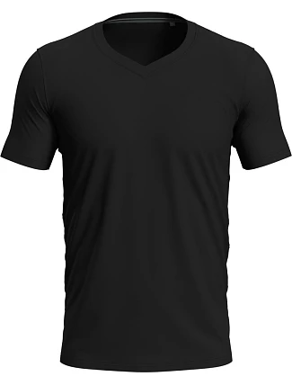 Stedman Stretch-T V-neck Pánské tričko s výstřihem do V 05.9610 black opal