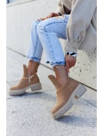 Módní semišové kozačky s střihem Camel Forget Me Módní semišové kozačky s střihem Camel Forget Me