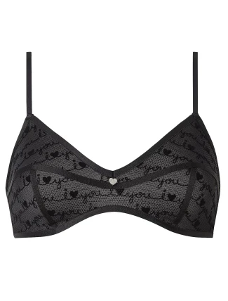 Dámská nevyztužená podprsenka I Heart You V-Day QF6713E-VE6 - Calvin Klein