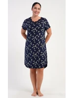 Dámská noční košile s krátkým rukávem Butterflies