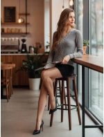 CASVINA dámský svetr světle šedý FashionStreet MY2396