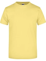 Daiber JN 02 Tričko z těžké bavlny 02.0002 light yellow