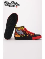 Tenisky Pol'and'Rock Festival X Big Star SS174501 Černo-Červené