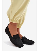 Materiálové Dámské Mokasiny Černé Dorielle