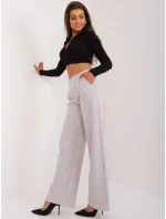 Kalhoty WN SP 8247.65 světle šedé - FPrice Kalhoty WN SP 8247.65 světle šedé - FPrice