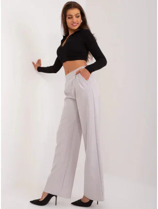 Kalhoty WN SP 8247.65 světle šedé - FPrice Kalhoty WN SP 8247.65 světle šedé - FPrice