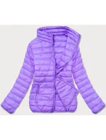 Světle fialová lehká dámská prošívaná bunda (58M23037-37)