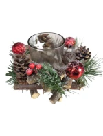 Dekorativní lustr 16x9 cm DŘEVO