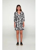 Vamp - Šaty s potiskem a knoflíky 20440 - Vamp