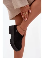 Dámské nízké sněhule na platformě černé Yrenna Dámské nízké sněhule na platformě černé Yrenna