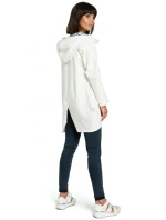 B091 Mikina na zip Oversized - černá B091 Mikina na zip Oversized - černá