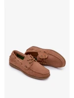 Pánské kožené mokasíny Big Star – Camel