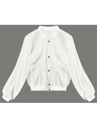 Vlněná bunda typu "bomber"  (15687) ecru - Goodlooking