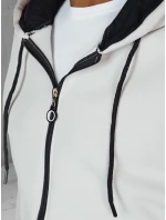 Pánská rozepínací základní mikina s kapucí světle šedá FashionStreet BX5866