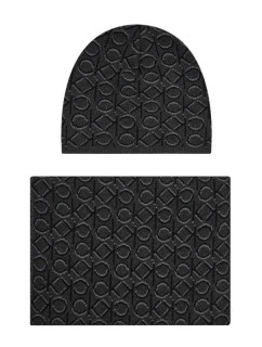 Calvin Klein Shadow Monogram M K50K507498 čepice + šátek