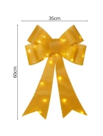 DEKORATIVNÍ LUK 60CM ZLATÝ 25 VEDL