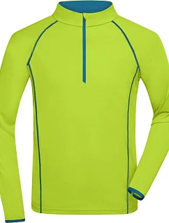 Daiber JN 498 Pánské funkční tričko s dlouhým rukávem 02.0498 bright yellow/bright blue
