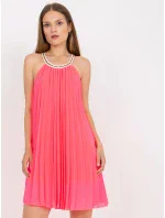 Šaty DHJ SK 0010.35 fluo růžová