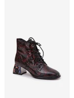 Boty na podpatku model 218721 Step in style Boty na podpatku model 218721 Step in style