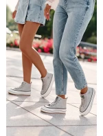 Zateplené Dámské Tenisky Na Platformě Eko Kůže Big Star Modré