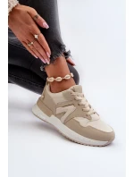 Dámské eko kožené tenisky béžové Vinelli Dámské eko kožené tenisky béžové Vinelli