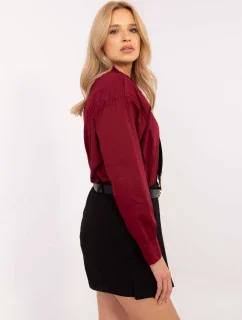 DHJ košile KS 9213 1.77P bordó