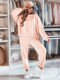 Dámská tepláková souprava nadměrné velikosti Buttercotch DRESIS pink FashionStreet AY1148