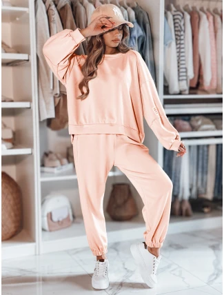 Dámská tepláková souprava nadměrné velikosti Buttercotch DRESIS pink FashionStreet AY1148
